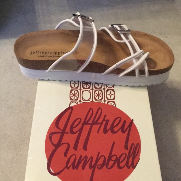 Jeffrey Campbell Fatu Sandal - clear/white - Picture 4 of 9